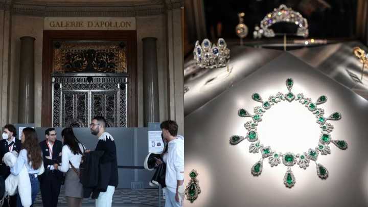 El Louvre reabrió tras el millonario robo de joyas en París