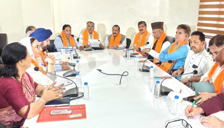 BJP Core Group Meets In Jammu Ahead Of Rajya Sabha Polls