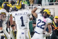 Back from injury, Michigan RB Justice Haynes picks up where he left off