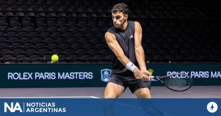 Francisco Cerúndolo ganó y avanzó a segunda ronda del Masters de París