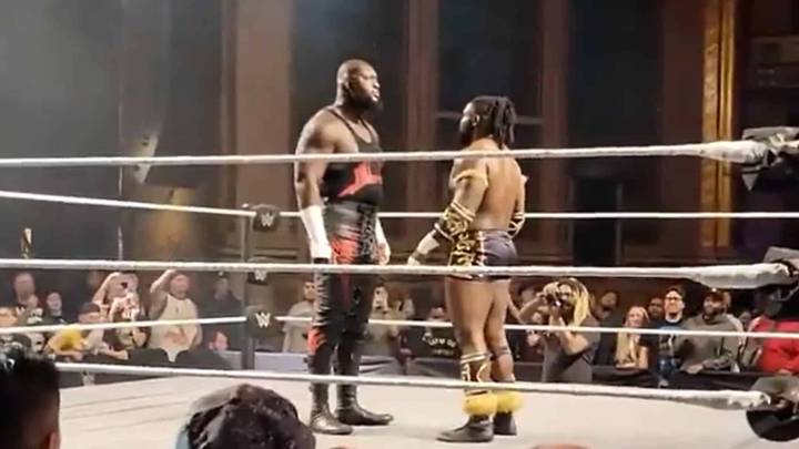 “Holy Sh*t” Chants Erupt As Omos And Oba Femi Face Off At WWE NXT House Show