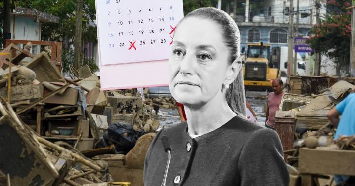 Sheinbaum dará dinero a damnificados por lluvias: aquí el calendario y monto a recibir