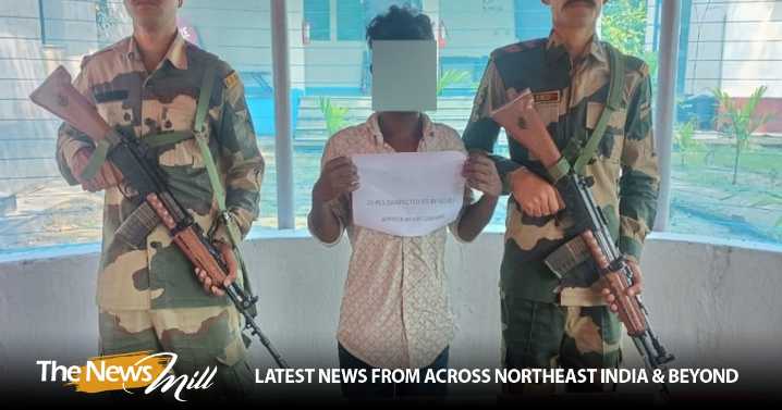 WB: BSF apprehends smuggler with gold biscuits worth Rs 2.82 crore on India