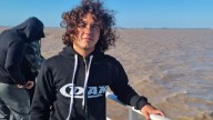 Natación en aguas abiertas: Lautaro Arjona tuvo que abortar su intento de batir el récord en Brasil