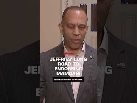 Jeffries' long road to endorsing Mamdani