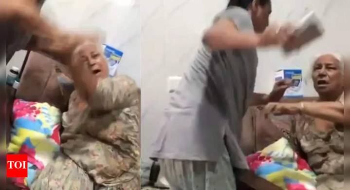 Hair pulled, slapped repeatedly, hit with steel glass: Woman beats mother