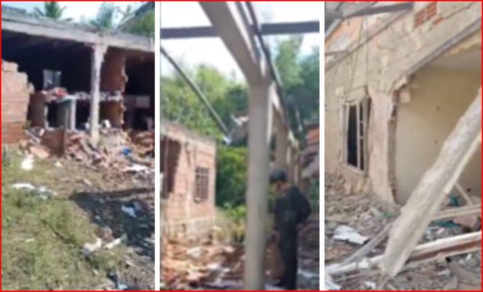 VIDEO Horror en Jamundí tras nuevo ataque con cilindros bombas