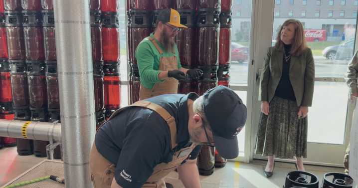 A Colorado widow who built a ranch for first responders is now honoring them with a new beer