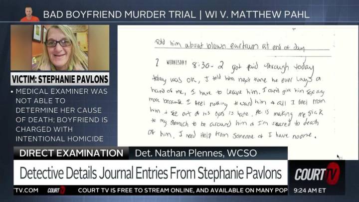 Victim Stephanie Pavlons’ Journal Entries Detail Abuse by Matthew Pahl