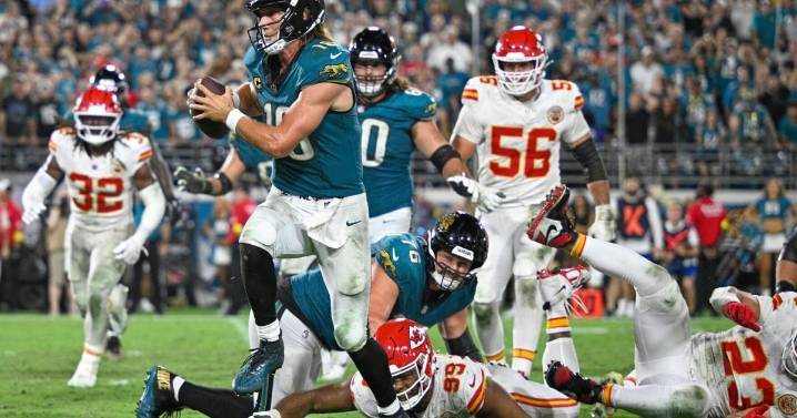 Trevor Lawrence's heroic touchdown caps NFL's record