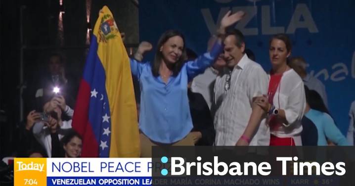 Venezuelan democracy campaigner wins Nobel Peace Prize