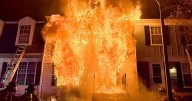 Townhouse destroyed in fire in Frederick; two other homes damaged