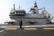 PM shares glimpses of his Diwali celebration on board the INS Vikrant