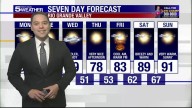 Monday, Oct. 27, 2025: Very warm, muggy,...