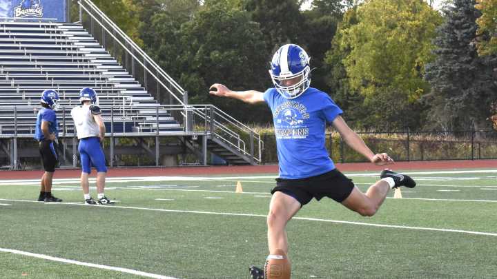Soccer star also record-breaking kicker for Harper Creek football team
