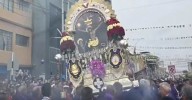 Temor por anda del Señor de los milagros: imagen estuvo a punto de caer dos veces en el Callao
