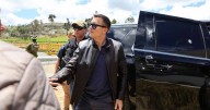 Vehículo de presidente de Ecuador Daniel Noboa, es atacado a pedradas por supuestos manifestantes