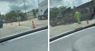 Tractomula se volcó en la ‘Y’ de Ciénaga: no se reportaron heridos Informes preliminares indican que un ‘microsueño’ habría ocasionado el siniestro.