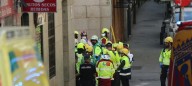 Cuatro desaparecidos tras el derrumbe parcial de un edificio en obras en Madrid