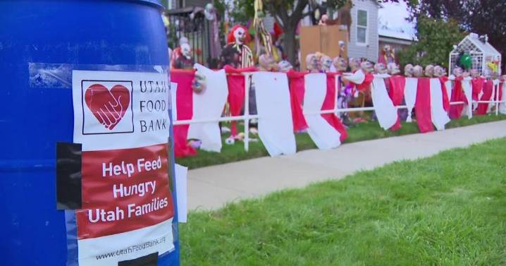 West Valley City neighbors scare up Halloween fun for good time, good cause