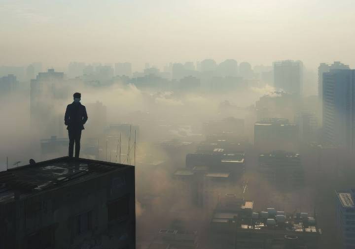 India: Delhi se oscurece con una neblina tóxica luego del “festival de la luz”