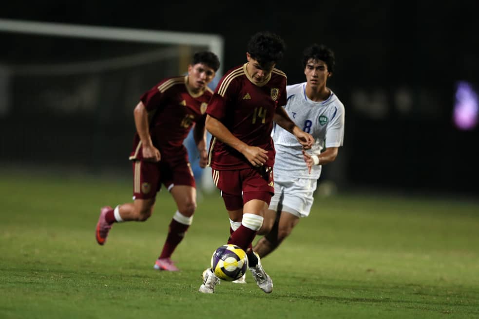 Vinotinto Sub 17 empató en su debut en el Dubái Youth...