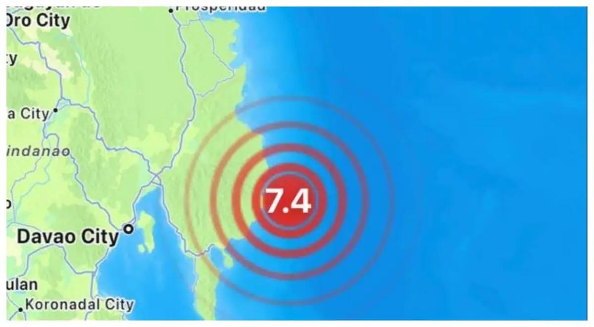 Sismo de magnitud 7.4 sacude Filipinas; activan alerta de tsunami y evacúan zonas costeras