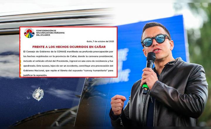 Organización Conaie duda del atentado contra Noboa y no descarta que se busque "criminalizar el movimiento" en Ecuador