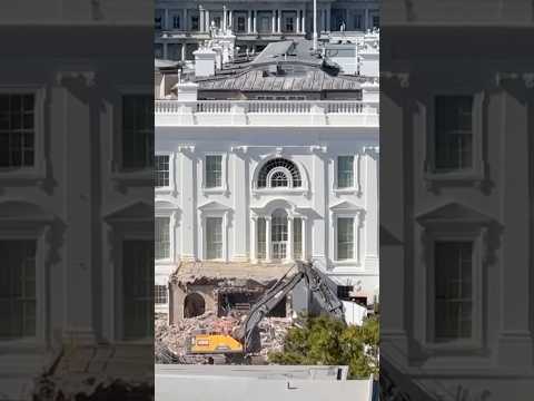 White House East Wing Demolished for Trump's Ballroom