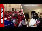 People in Jamaica Forced to Take Shelter Amid Hurricane Melissa