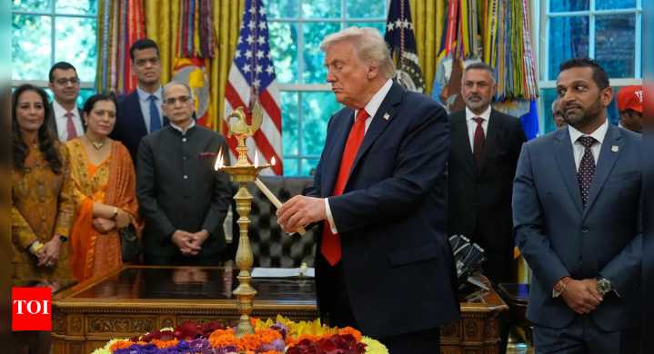 Diwali at White House: Donald Trump lights lamps, says 'spoke with PM Modi, discussed trade, Pakistan'