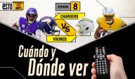 Minnesota Vikings vs Los Angeles Chargers ¿Dónde ver y a qué hora es el juego de la semana 8 de la NFL?