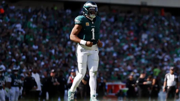 Eagles' Jalen Hurts tried to catch his own Hail Mary on what would've been the craziest play in NFL history