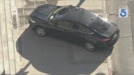 LIVE: Vehicle crashes into steps of L.A. City Hall