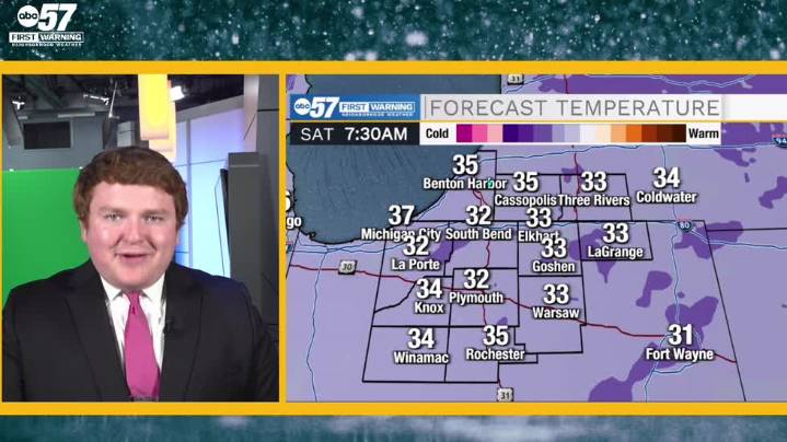Rain ends today, but cold nights ahead