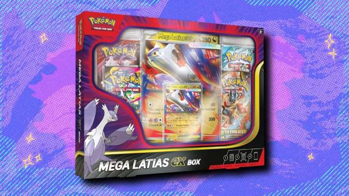Best Pokémon TCG Mega Evolution Mega Latias ex Box deal: $10 cheaper on TCGplayer vs. Amazon