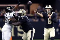 Saints making change at quarterback with rookie Tyler Shough replacing Spencer Rattler after 8 starts