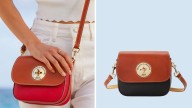 Dooney & Bourke deal pebble turnlock flap saddle