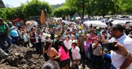 Supervisa Sheinbaum trabajos de apoyo a afectados por las lluvias en El Higo, Veracruz