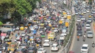Massive traffic jams on Hyderabad highways, heavy rush at metro stations after Dasara holidays