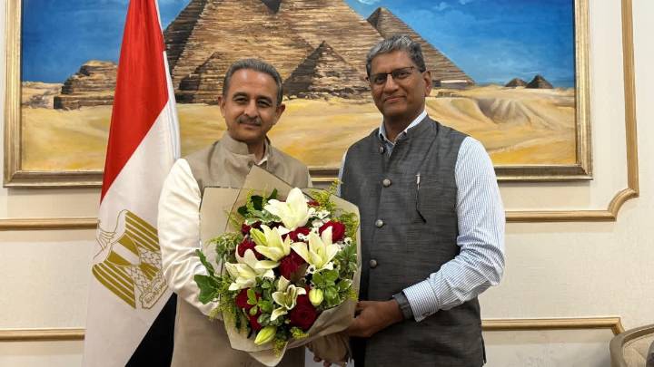 Union Minister KV Singh Arrives In Cairo, To Represent PM Modi At Gaza 'Peace Summit'