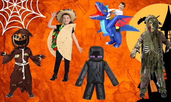 5 disfraces divertidos para niños que encontrarás en Amazon y les encantarán este Halloween