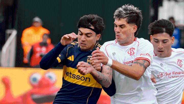 Barracas vs. Boca: El cuerpo arbitral explicó por qué no echó a Barrios por la piña a Merentiel