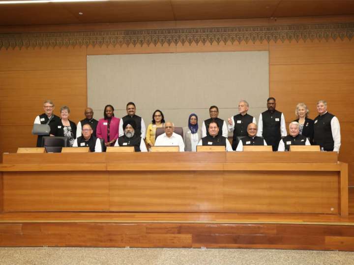 Delegates of Lion Club International pay visit to Gujarat CM