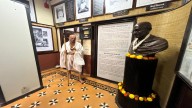 Visitors at historic Mani Bhavan museum pay tribute to Mahatma Gandhi