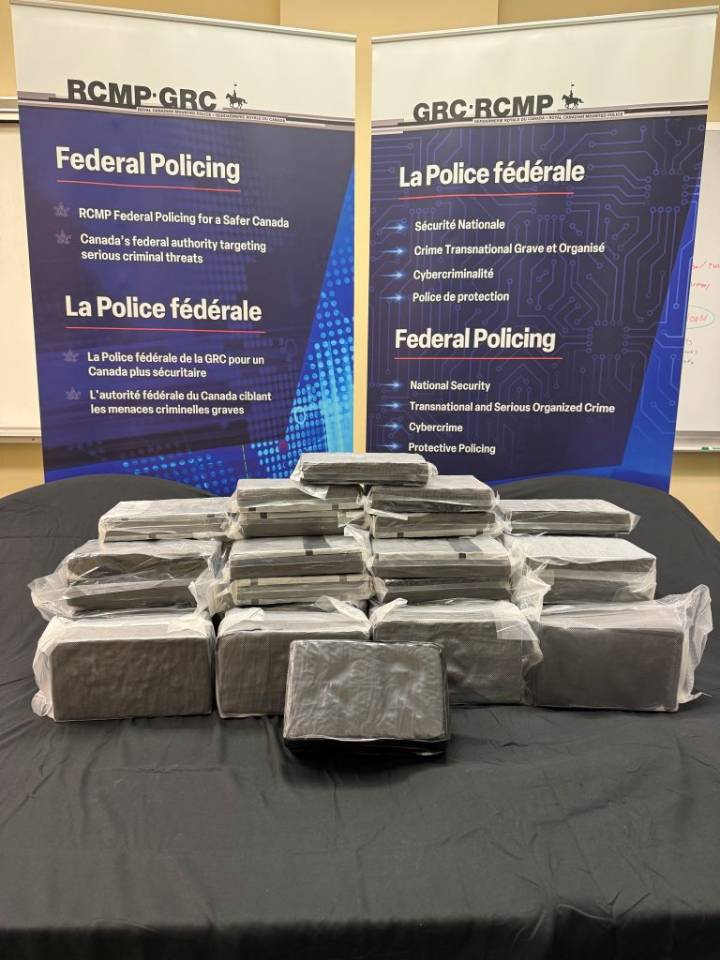 $7 million of cocaine seized in transport truck at Coutts, Calgary driver charged