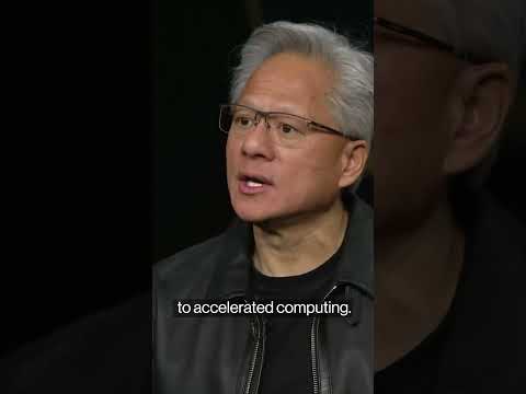 Nvidia's Jensen Huang: "I don't think we're in an AI bubble" #shorts #nvidia #ai