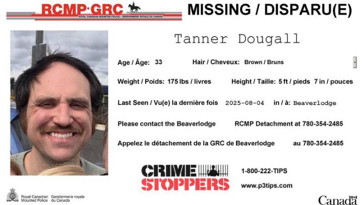 Beaverlodge RCMP search for missing man