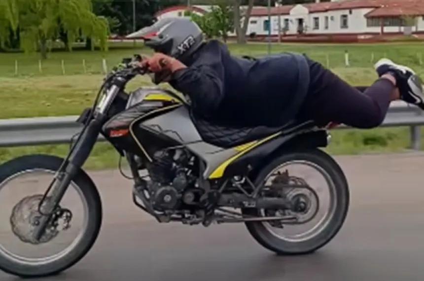 Denuncian maniobras peligrosas de motociclistas y "picadas" en General Acha