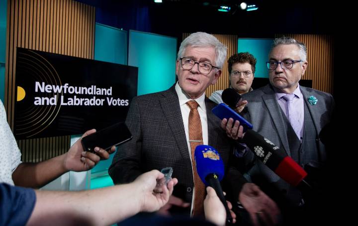 CP NewsAlert: N.L. NDP Leader Jim Dinn wins riding